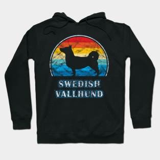 Swedish Vallhund Vintage Design Dog Hoodie